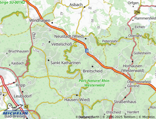 MICHELIN-Landkarte Rahms - ViaMichelin
