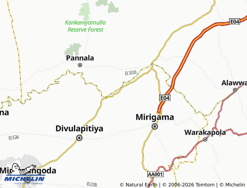 Mappa MICHELIN Diyagampala - ViaMichelin