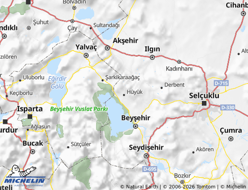 Kaart MICHELIN Hüyük - ViaMichelin