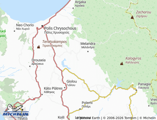 Mapa MICHELIN Filousa Chrysochous - ViaMichelin