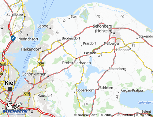 MICHELIN Probsteierhagen map - ViaMichelin