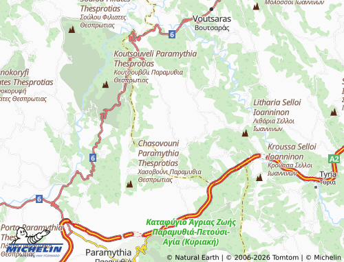 MICHELIN Dovla map - ViaMichelin