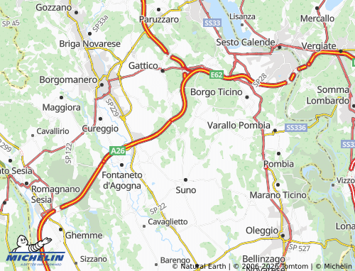 Mapa MICHELIN Bogogno - ViaMichelin
