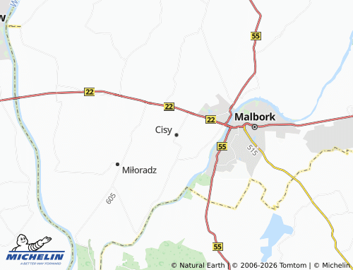 MICHELIN-Landkarte Cisy - ViaMichelin