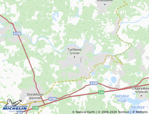 Carte MICHELIN Tuchkovo - ViaMichelin