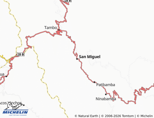 Mappa MICHELIN San Miguel - ViaMichelin