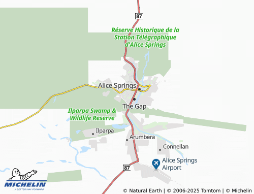 MICHELIN Gillen map - ViaMichelin
