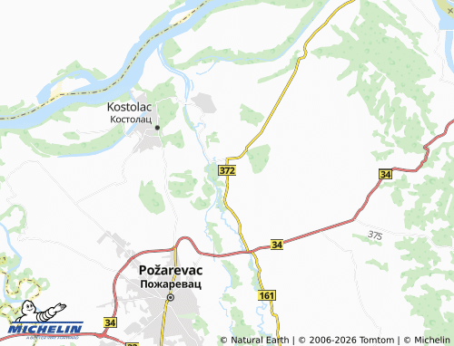 Mapa MICHELIN Bradarac - ViaMichelin