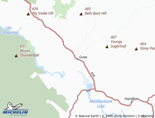 MICHELIN Ouse map - ViaMichelin
