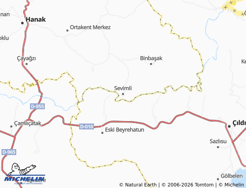 Mappa MICHELIN Sevimli - ViaMichelin