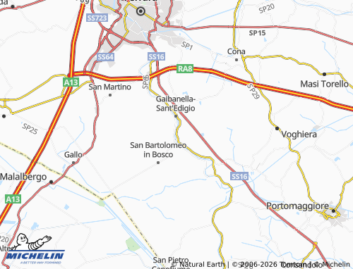MICHELIN Gaibana map - ViaMichelin