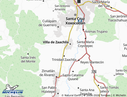 Mappa MICHELIN Valle del Ángel - ViaMichelin