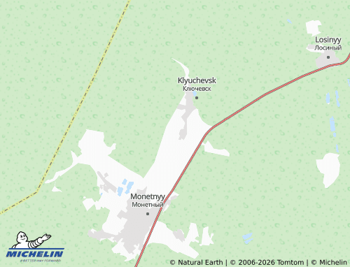MICHELIN-Landkarte Spasatel' SNT - ViaMichelin