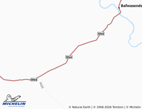 Mappa MICHELIN Bafwametinda - ViaMichelin