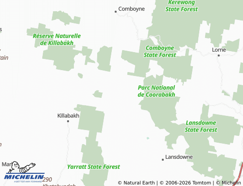 Mapa MICHELIN Upper Lansdowne - ViaMichelin