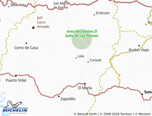 Mappa MICHELIN Lola - ViaMichelin