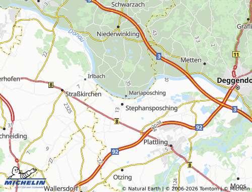 Kaart MICHELIN Mariaposching - ViaMichelin