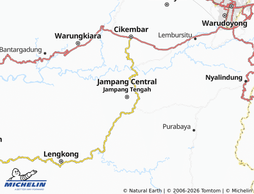 Mapa MICHELIN Jampang Tengah - ViaMichelin