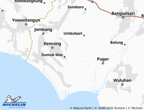 Mapa MICHELIN Purwoasri - ViaMichelin
