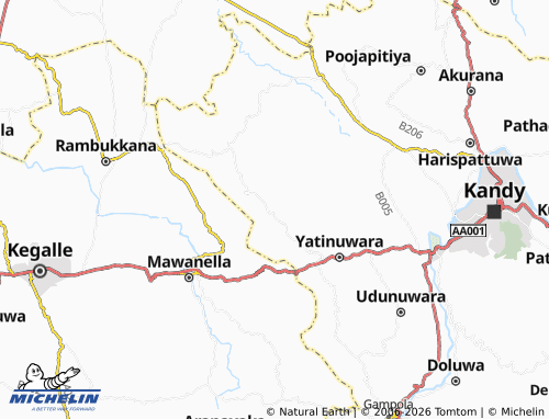 Mappa MICHELIN Pahala Yatigammana - ViaMichelin