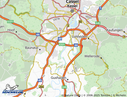 MICHELIN Felsengarten map - ViaMichelin