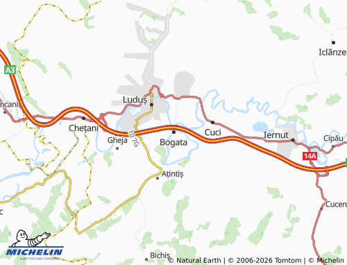 Mappa MICHELIN Bogata - ViaMichelin