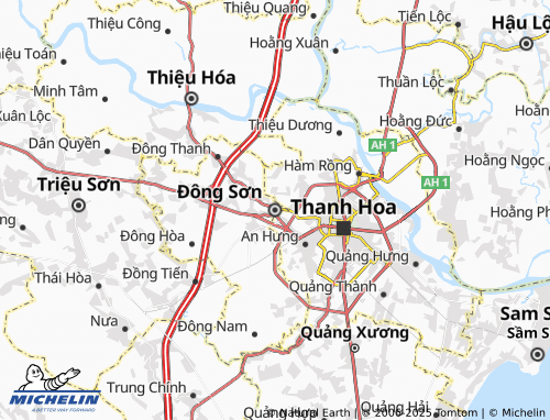MICHELIN Đông Sơn map - ViaMichelin