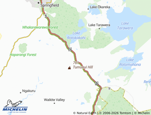 Mapa MICHELIN Tumunui - ViaMichelin
