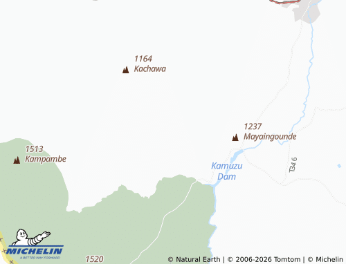 MICHELIN Chimpwamvu map - ViaMichelin