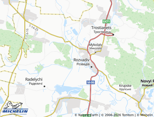 Mapa MICHELIN Ustia - ViaMichelin