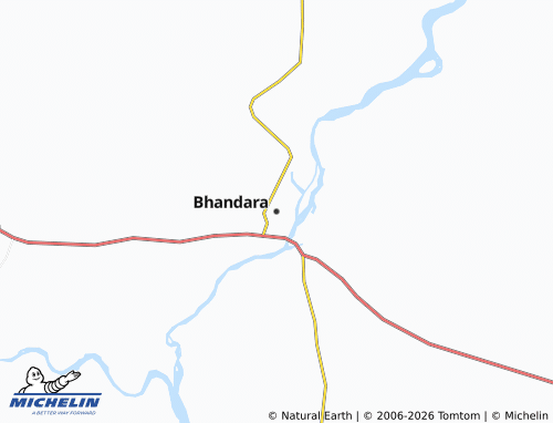 Mapa MICHELIN Bhandara - ViaMichelin