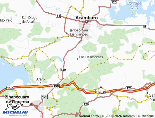 Mappa MICHELIN Los Desmontes - ViaMichelin