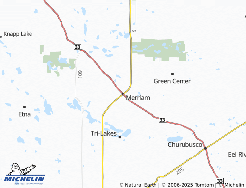 MICHELIN Merriam map - ViaMichelin