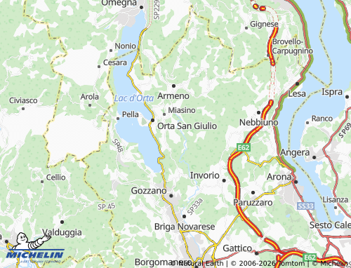 Mapa MICHELIN Ameno - ViaMichelin