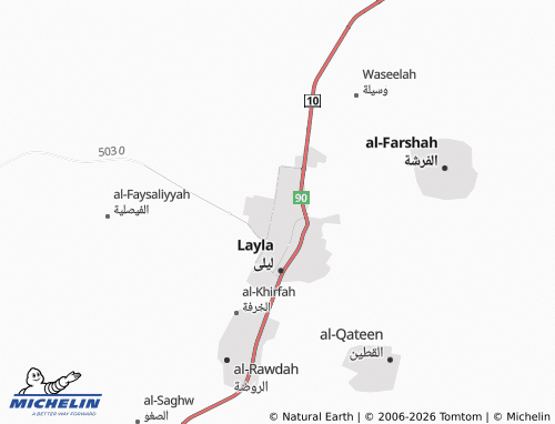 MICHELIN-Landkarte al-'Idariyyah Gharb - ViaMichelin