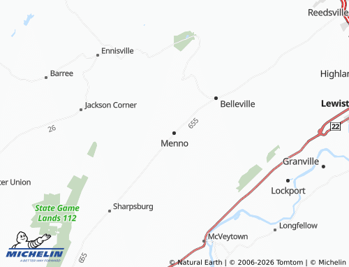 Carte MICHELIN Menno - ViaMichelin