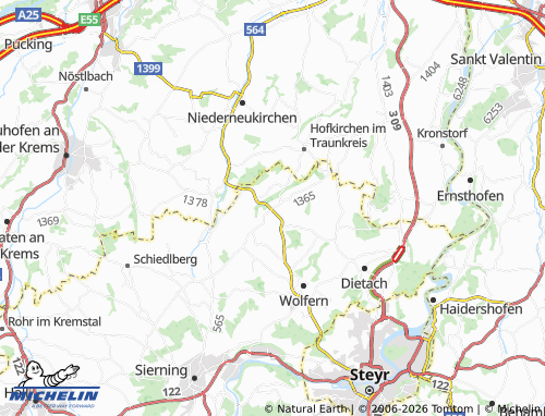 Mapa MICHELIN Losensteinleiten - ViaMichelin