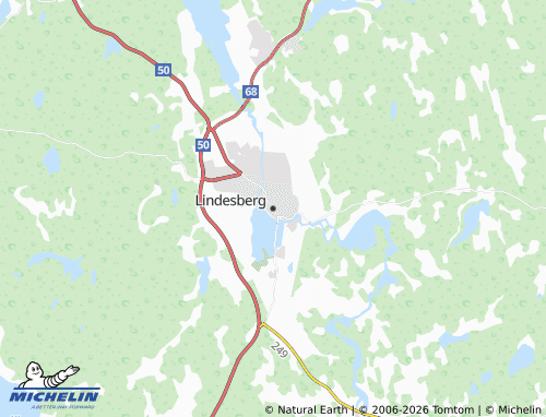 Carte MICHELIN Lindesberg - ViaMichelin