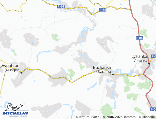 Mapa MICHELIN Kamianyi Brid - ViaMichelin
