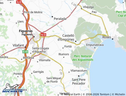 Mappa MICHELIN Fortià - ViaMichelin