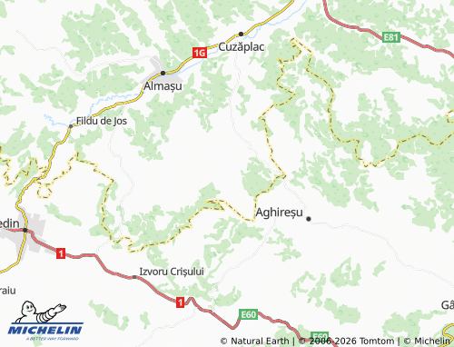Mappa MICHELIN Gălășeni - ViaMichelin