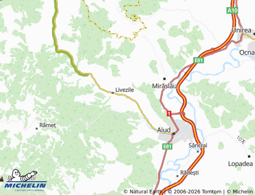MICHELIN Măgina map - ViaMichelin