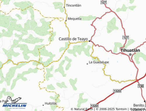MICHELIN El Ojital map - ViaMichelin