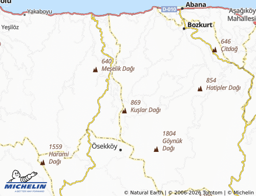 Mappa MICHELIN Köseali - ViaMichelin