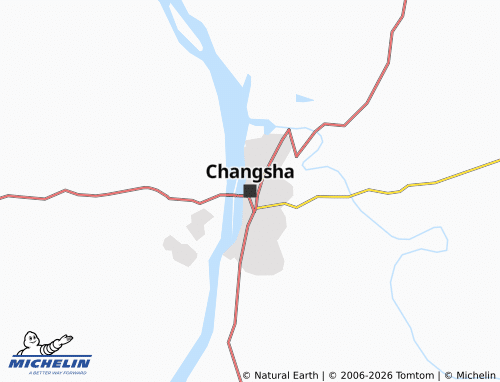 MICHELIN Changsha map - ViaMichelin