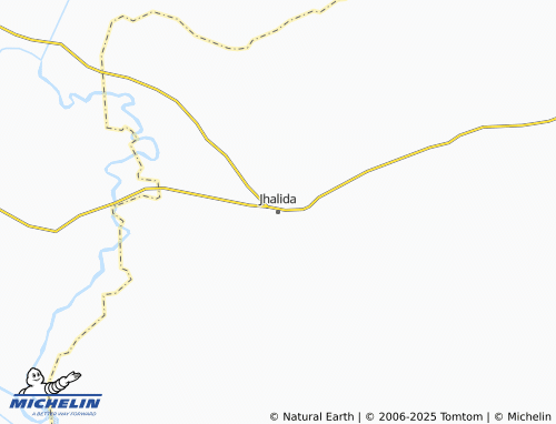 MICHELIN Jhalida map - ViaMichelin