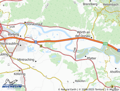MICHELIN-Landkarte Eltheim - ViaMichelin