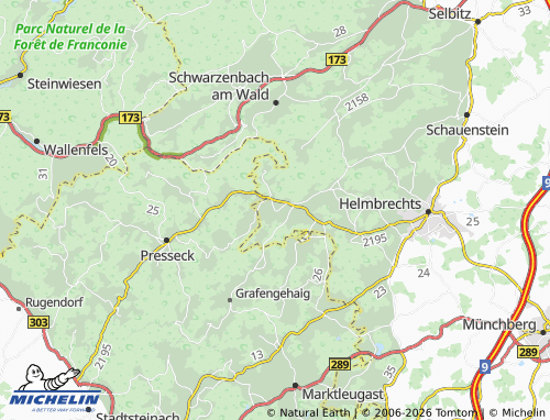 MICHELIN Enchenreuth map - ViaMichelin