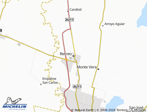 Mappa MICHELIN Recreo - ViaMichelin