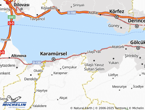 MICHELIN Ereğli map - ViaMichelin